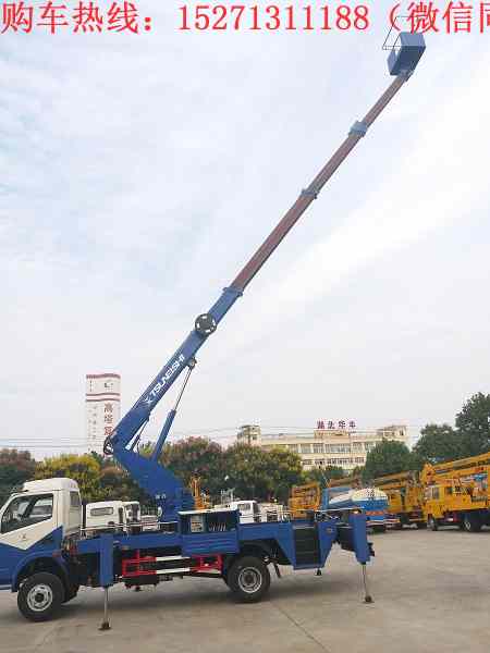 東風20米直臂式升降車采用東風多利卡3800mm軸距底盤,朝柴156馬力柴油發(fā)動機,最大作業(yè)高度20米,工作臂采用直臂伸縮式,工作斗可承載200kg。